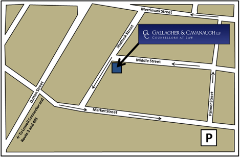 Directions to GALLAGHER & CAVANAUGH LLP Counsellors at Law